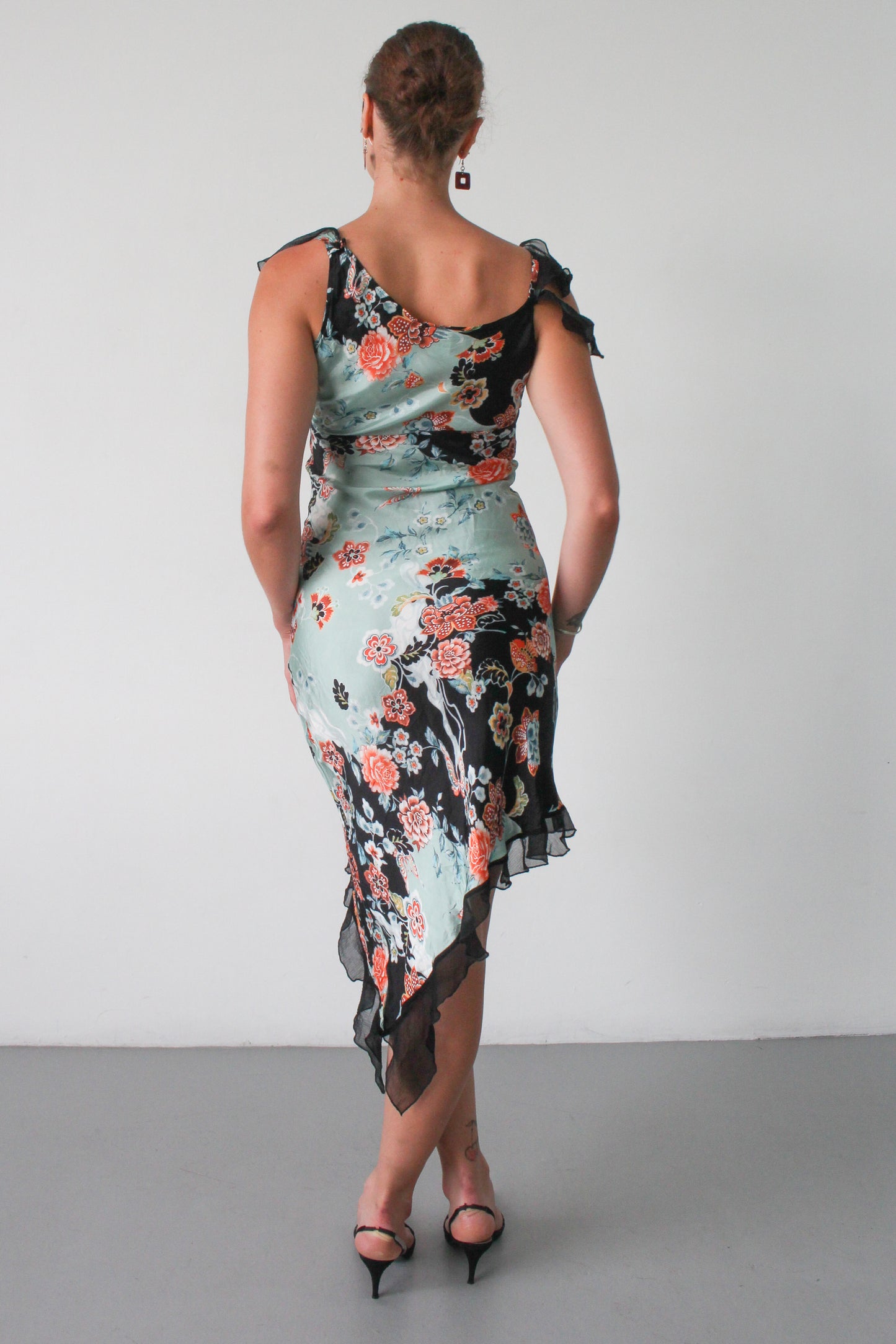 y2k maje paris asymmetric formal dress - SZ S/M