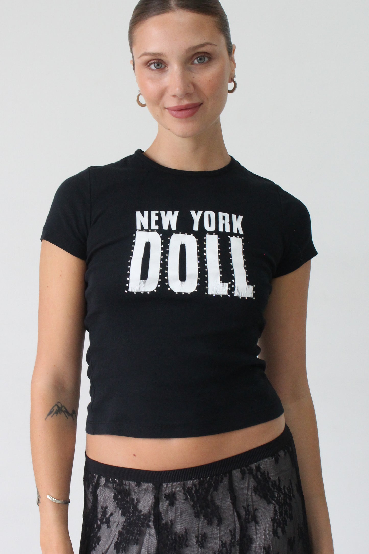 y2k new york doll graphic tee - SZ S-L