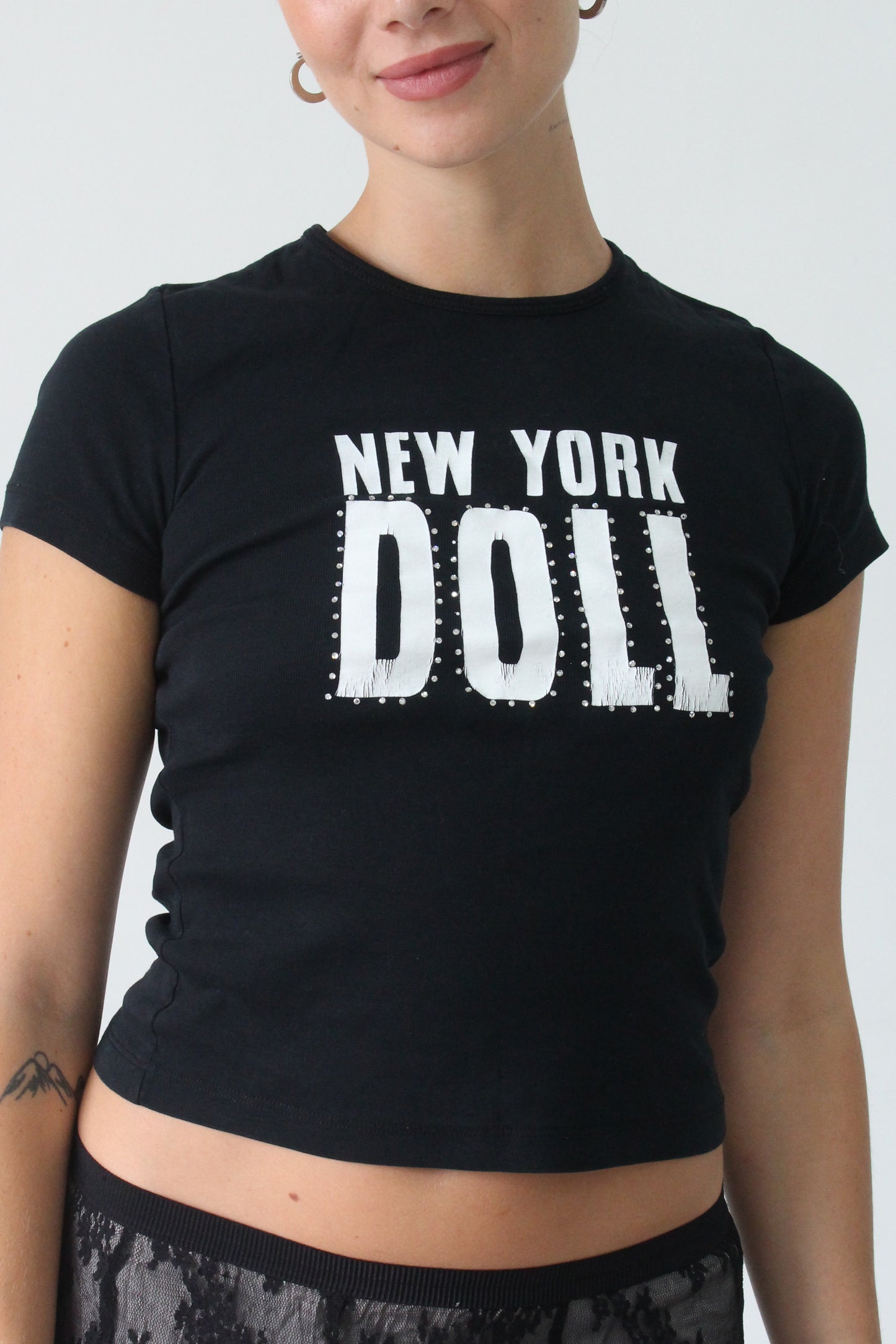 y2k new york doll graphic tee - SZ S-L