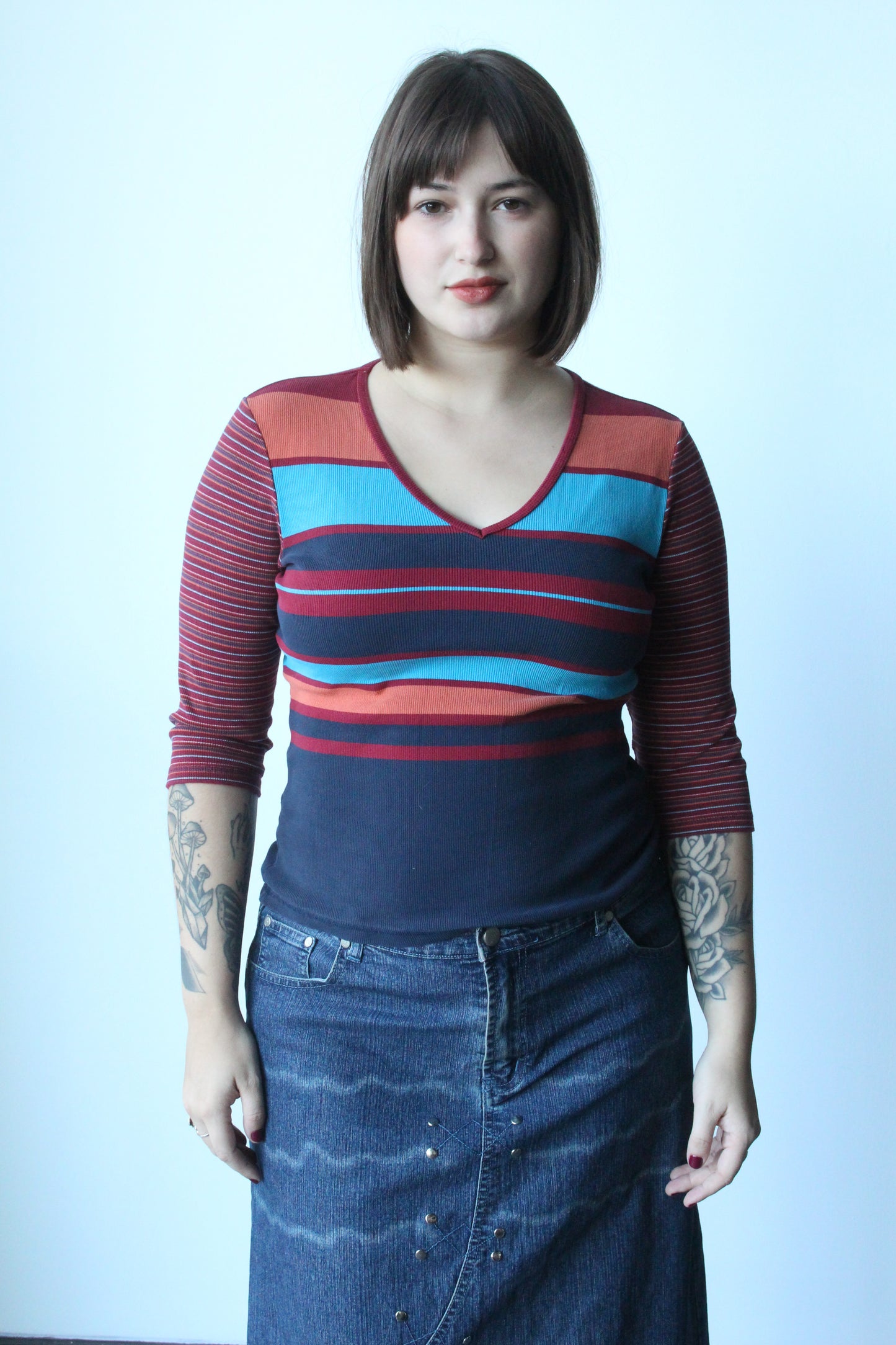 y2k GAP striped top - SZ M/L