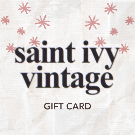 saint ivy vintage gift card